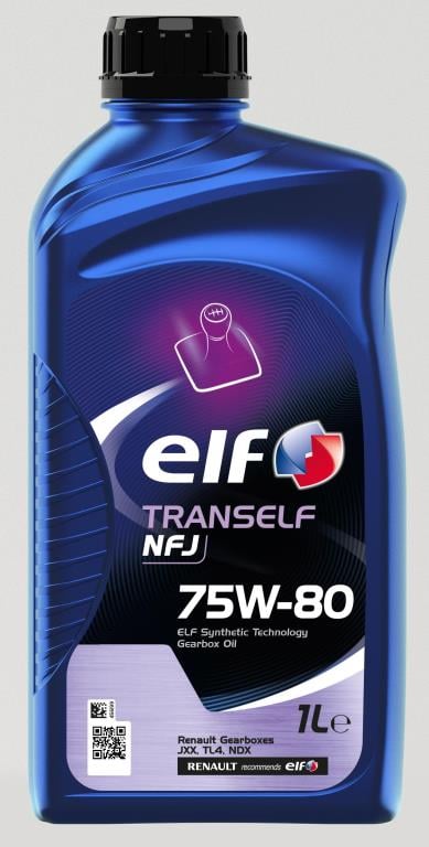 Huile boîte de vitesses (Huile de transmission) ELF TRANSELF NFJ 75W80 - ref. 213875